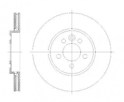 Тормозной диск ROADHOUSE 661410