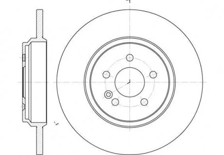 Тормозной диск ROADHOUSE 663100