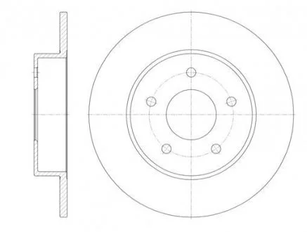 Тормозной диск ROADHOUSE 6820.00