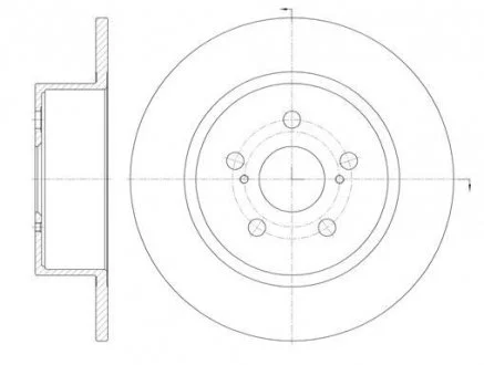 Тормозной диск ROADHOUSE 687800