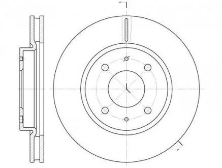 Фото гальмівний диск ROADHOUSE 6890.10 Гальмівний диск ROADHOUSE 6890.10