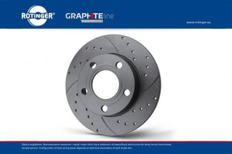 Диск гальмівний (задній) Mazda 3 1.3-2.2 MZR 04-14 (264.8x11) ROTINGER RT1437-GLT5