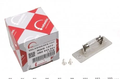 Подсветка номера ROTWEISS RWS1377