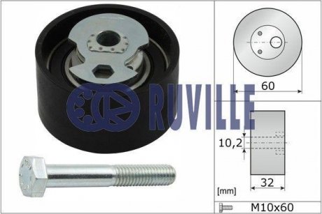 Ролик натяжний RUVILLE 55240 (фото 1)