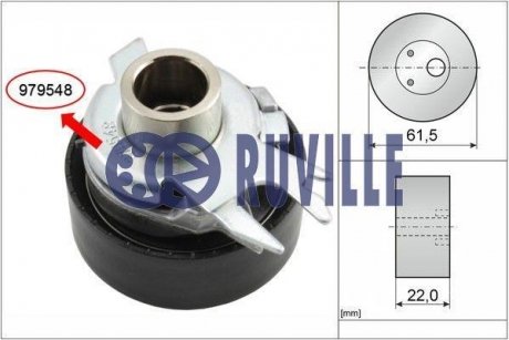 Ролик натяжний RUVILLE 55719