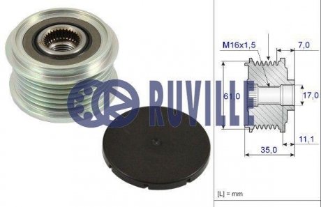 Шків генератора RUVILLE 55720