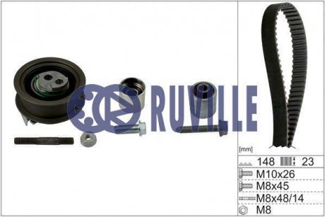 ZESTAW ROZRZADU VW GOLF VI 2. 0 GTI 11- AUDI A3 S3 QUATTRO 06- SEAT LEON 2. 0 TFSI 06- RUVILLE 5636870