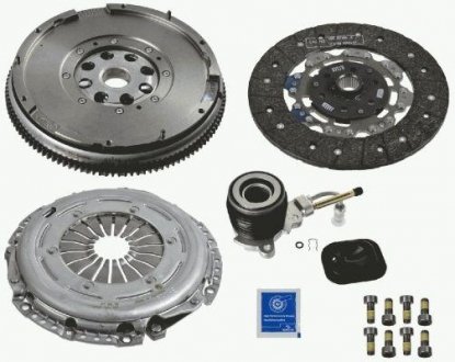 SPRZEGLO KPL. FORD MONDEO 2,0 16V DI/TDDI/TDCI 00-07 DMF SACHS 2290601075 (фото 1)