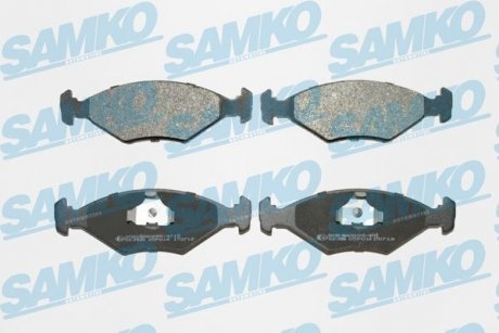 Тормозные колодки, дисковый тормоз (набор) SAMKO 5SP016