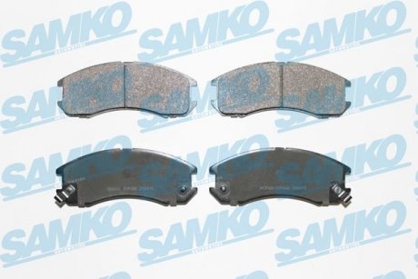 Гальмівні колодки, дискове гальмо (набір) SAMKO 5SP036