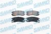 Тормозные колодки, дисковый тормоз (набор) SAMKO 5SP043 (фото 1)