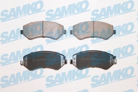 Тормозные колодки, дисковый тормоз (набор) SAMKO 5SP1005
