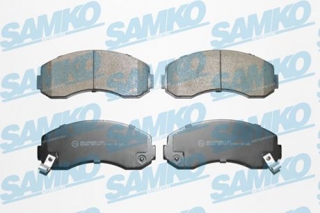 Тормозные колодки, дисковый тормоз (набор) SAMKO 5SP1007