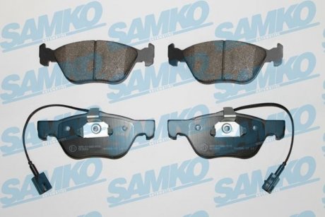 Гальмівні колодки, дискове гальмо (набір) SAMKO 5SP1084