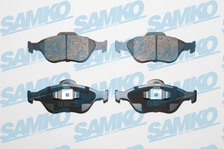 Тормозные колодки, дисковый тормоз (набор) SAMKO 5SP1088 (фото 1)