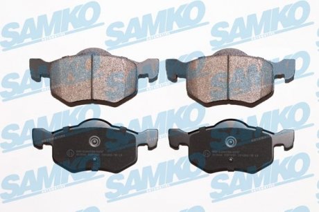 Тормозные колодки, дисковый тормоз (набор) SAMKO 5SP1091 (фото 1)