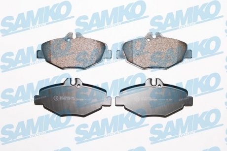 Тормозные колодки, дисковый тормоз (набор) SAMKO 5SP1124 (фото 1)