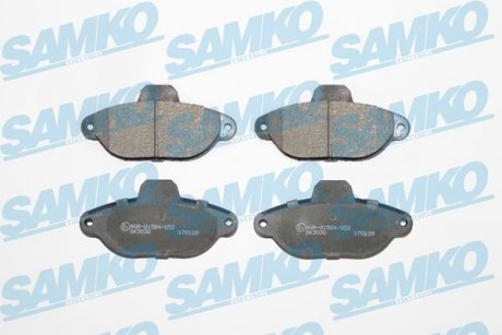 Тормозные колодки, дисковый тормоз (набор) SAMKO 5SP1191