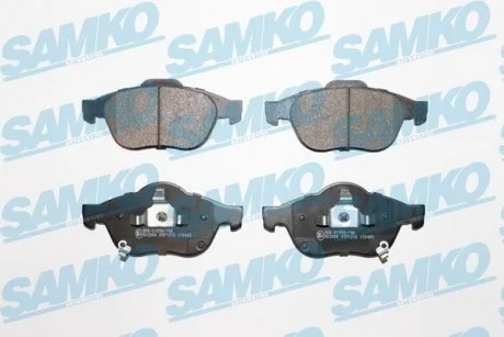 Тормозные колодки, дисковый тормоз (набор) SAMKO 5SP1215
