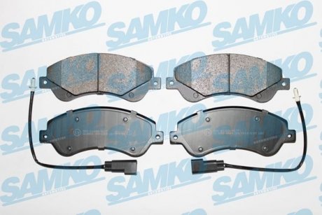 Тормозные колодки, дисковый тормоз (набор) SAMKO 5SP1259 (фото 1)