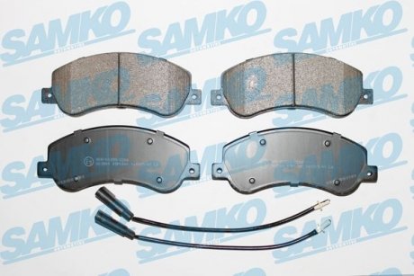 Тормозные колодки, дисковый тормоз (набор) SAMKO 5SP1260