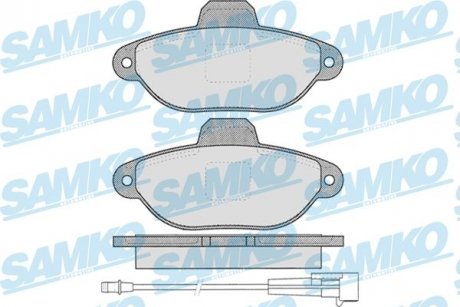 Гальмівні колодки, дискове гальмо (набір) SAMKO 5SP1262