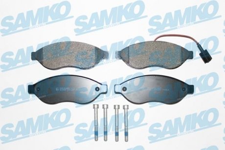 Тормозные колодки передние (1.1-1.5t) 06- SAMKO 5SP1287