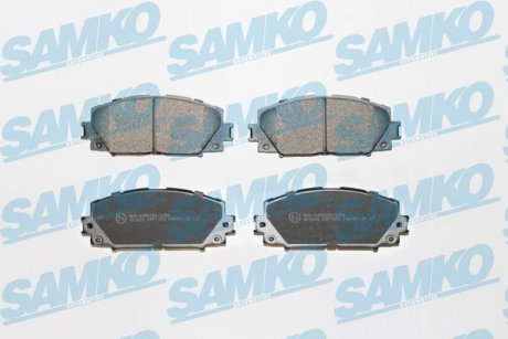 Тормозные колодки перед. Toyota Yaris 1.0 VVT-i,1.3 VVT-i,D-4D SAMKO 5SP1333