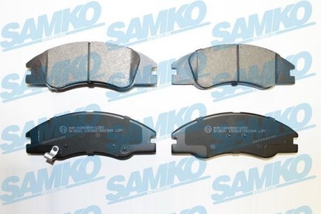 Тормозные колодки, дисковый тормоз (набор) SAMKO 5SP1349