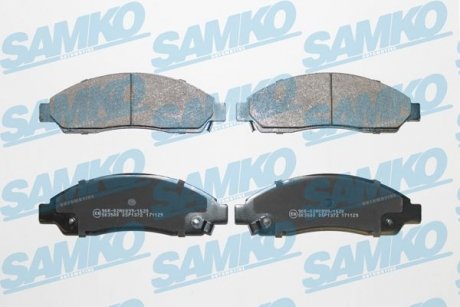 Тормозные колодки, дисковый тормоз (набор) SAMKO 5SP1372