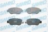 Тормозные колодки, дисковый тормоз (набор) SAMKO 5SP1491 (фото 1)