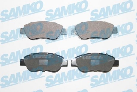 Тормозные колодки, дисковый тормоз (набор) SAMKO 5SP1491