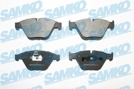 Тормозные колодки, дисковый тормоз (набор) SAMKO 5SP1510 (фото 1)