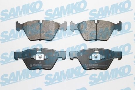 Тормозные колодки, дисковый тормоз (набор) SAMKO 5SP1511 (фото 1)