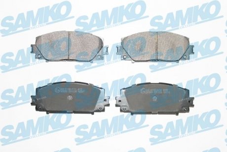 Тормозные колодки, дисковый тормоз (набор) SAMKO 5SP1529 (фото 1)