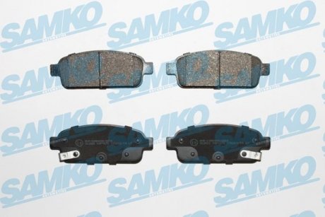 Гальмівні колодки, дискове гальмо (набір) SAMKO 5SP1575