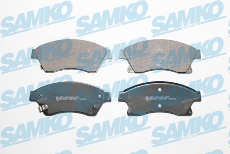 Тормозные колодки, дисковый тормоз (набор) SAMKO 5SP1581