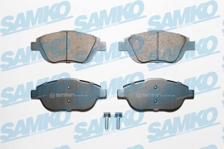 Тормозные колодки, дисковый тормоз (набор) SAMKO 5SP1590