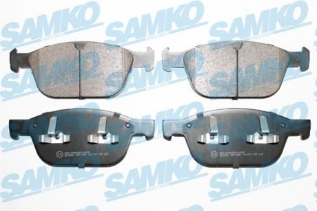 Тормозные колодки, дисковый тормоз (набор) SAMKO 5SP1597