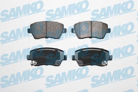 Гальмівні колодки, дискове гальмо (набір) SAMKO 5SP1621