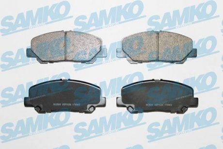 Тормозные колодки, дисковый тормоз (набор) SAMKO 5SP1636