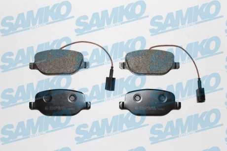 Тормозные колодки, дисковый тормоз (набор) SAMKO 5SP1659