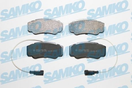 Тормозные колодки, дисковый тормоз (набор) SAMKO 5SP1662