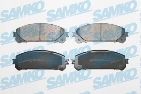 Тормозные колодки, дисковый тормоз (набор) SAMKO 5SP1691