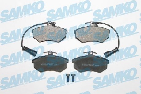 Тормозные колодки, дисковый тормоз (набор) SAMKO 5SP221