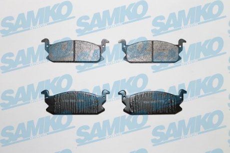 Тормозные колодки, дисковый тормоз (набор) SAMKO 5SP257