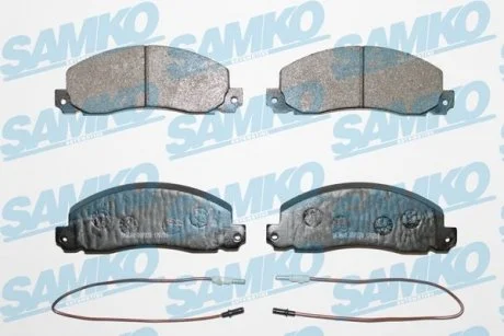 Фото гальмівні колодки, дискове гальмо (набір) SAMKO 5SP278 Гальмівні колодки, дискове гальмо (набір) SAMKO 5SP278
