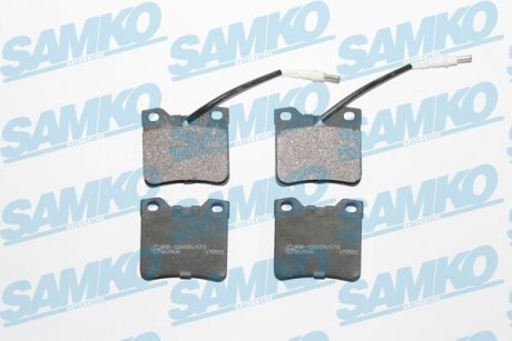 Тормозные колодки, дисковый тормоз (набор) SAMKO 5SP330