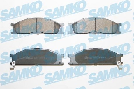 Гальмівні колодки, дискове гальмо (набір) SAMKO 5SP378