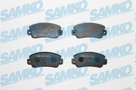 Тормозные колодки, дисковый тормоз (набор) SAMKO 5SP410